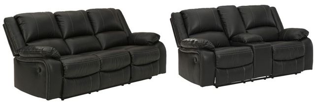 Signature Design by Ashley® Calderwell 2-Piece Black Reclining Living Room Set-0