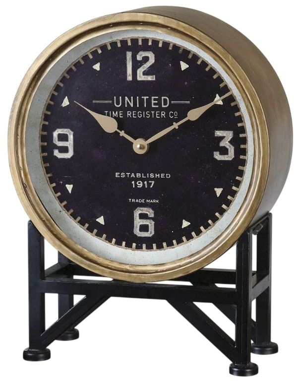 Uttermost® Shyam Brass Clock-0