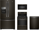 Whirlpool® 4 Piece Kitchen Package-Fingerprint Resistant Black Stainless Steel-0