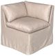 Nest Home Collections Paris Beige Tweed/Gray Wash Corner Bench-0