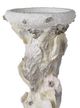 A & B Home White Maness Oyster Candle Holder-1