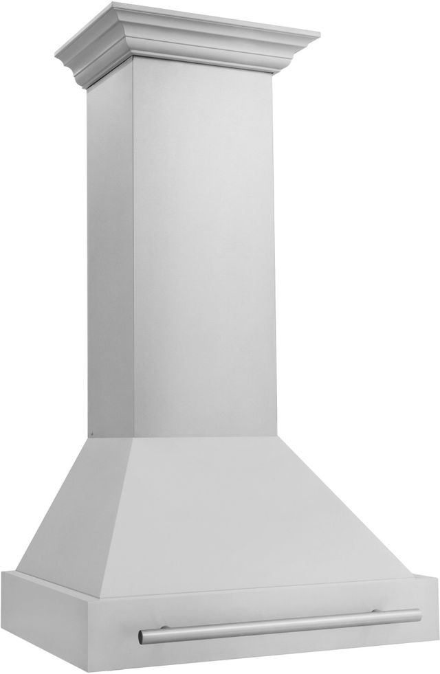 ZLINE 30" Stainless Steel Wall Mounted Range Hood with Handle-3
