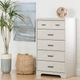South Shore Versa Winter Oak Drawer Chest-0