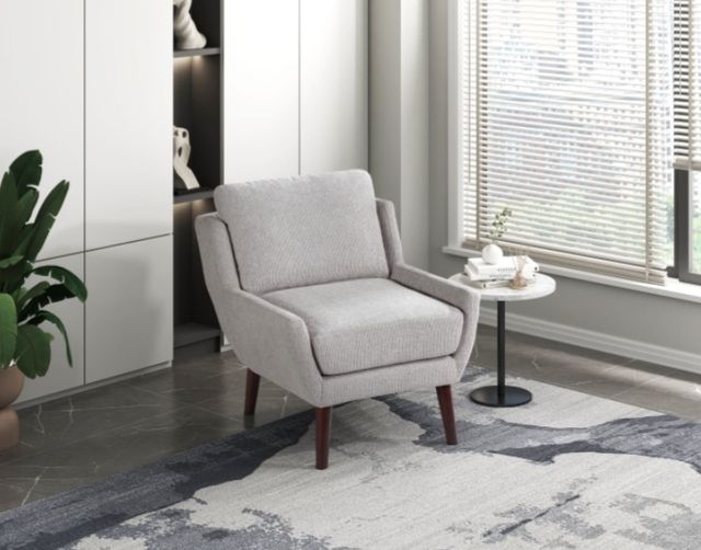 Homelegance® Ellie Gray Accent Chair-1