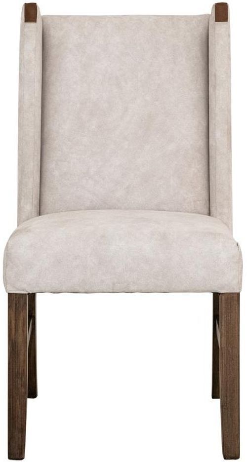 International Furniture Direct Silver Brown/Ivory Dining Side Chair-1