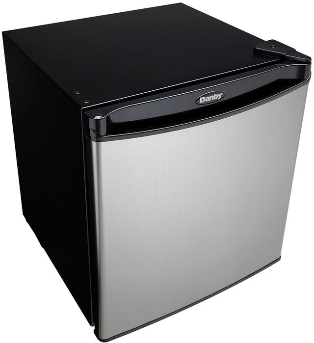 Danby® 18" 1.6 Cu. Ft. Stainless Steel Look Compact Refrigerator -4