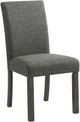 Elements International Oak Lawn Charcoal Grey Side Chair-0