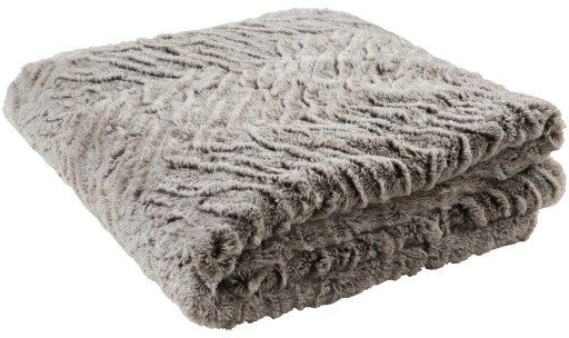 Surya Felina Wheat 50"x60" Throw Blanket-1