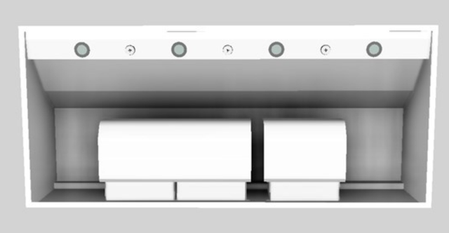 Vent-A-Hood® 54" White Wall Mounted Range Hood-3