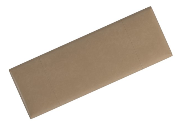 Bassett® Furniture Lori Sable Leather Bench with Trays-1