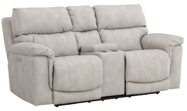 HomeStretch Cosmo Taupe Power Reclining Loveseat-0