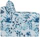 New Classic® Home Furnishings Sylvie Blue/White Swivel Chair-4