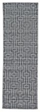 Feizy Gramercy Graphite 2'6" x 8' Runner Rug-0