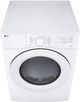 LG 7.4 Cu. Ft. White Front Load Electric Dryer with AI Sensor Dry®-2
