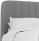 A.R.T. Furniture® Dante Slate Queen Wide Channel Upholstered Panel Bed -3