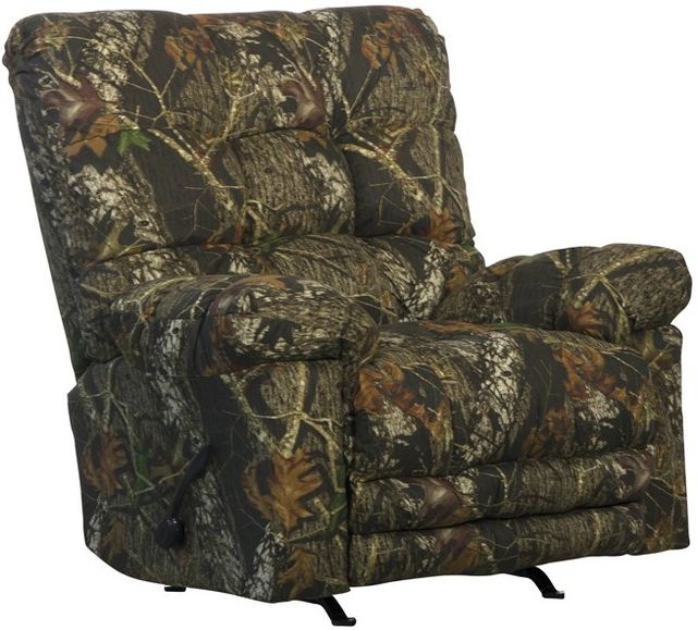American Wholesale Furniture Cloud Nine Mossy Oak Manual Rocker Recliner-0