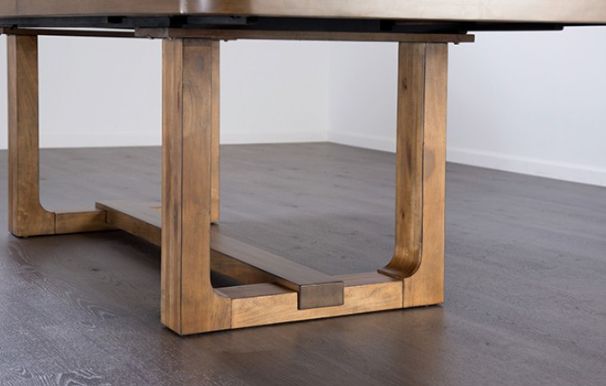 Furniture of America® Mandal Chestnut Dining Table-2