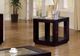 Monarch Specialties Inc. Espresso Accent Table with Glass Insert -2