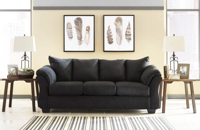 Signature Design by Ashley® Darcy Black Sofa-2