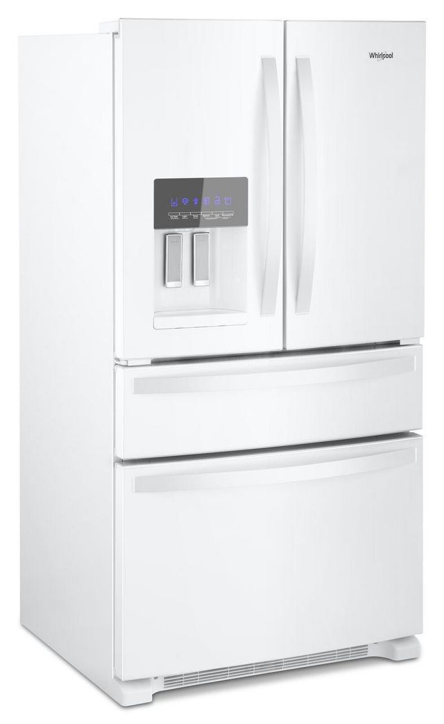 Whirlpool® 36 in. 24.5 Cu. Ft. White Freestanding French Door Refrigerator-3