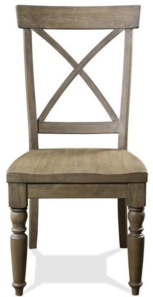 Riverside Furniture Sonora Snowy Desert X-Back Dining Side Chair-1