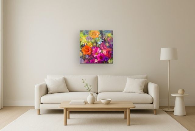 Classy Living Electric Garden Symphony Wall Art-1