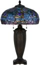 Cal® Lighting & Accessories Tiffany Dark Bronze Table Lamp-0