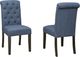 Brassex Inc. Tinga 2-Piece Blue Side Chair Set-2
