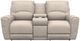 La-Z-Boy® Cassian Sand Manual Reclining Loveseat with Console-1