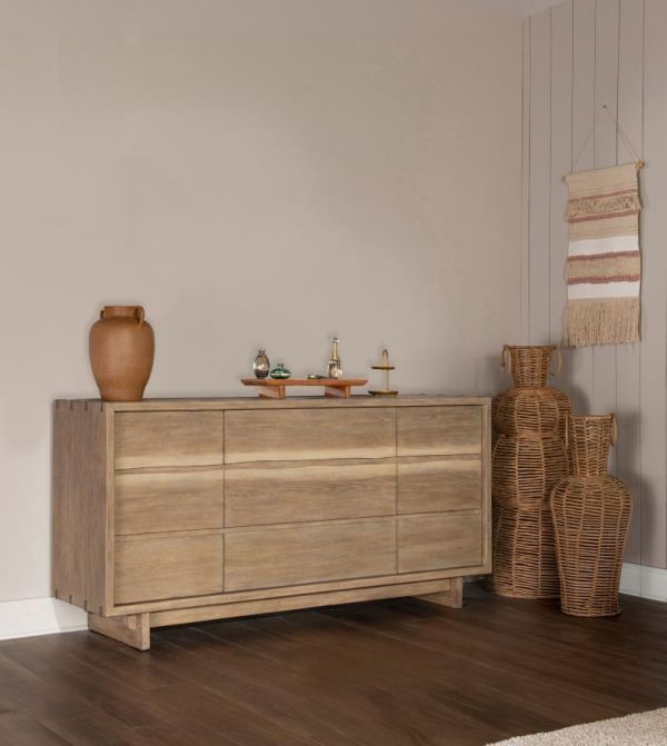 Coaster® Stillwater Weathered Oak Dresser-1