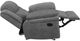 Coaster® Bahrain Charcoal Upholstered Glider Recliner-3