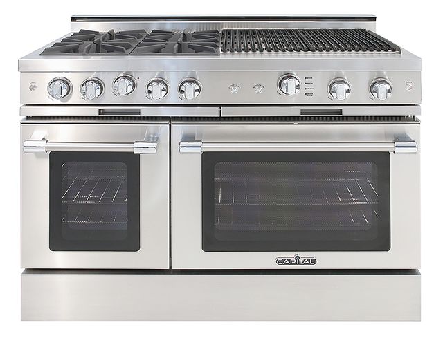 Capital Cooking™ Grand Chef 48" Stainless Steel Pro Style Gas Range-0