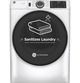 GE® 7.8 Cu. Ft. White Smart Front Load Electric Dryer with Sanitize Cycle-4