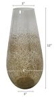 A & B Home Kathleen Beige/Gold Vase-1