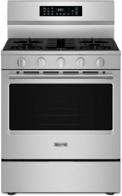 Maytag® 30" FingerPrint Resistant Stainless Steel Freestanding Gas Range with Grill Mode and No Preheat Air Fry