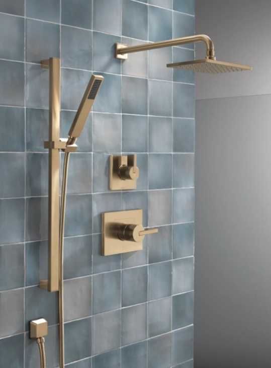 Delta Vero® Champagne Bronze 3-Setting 2-Port Diverter Trim-1
