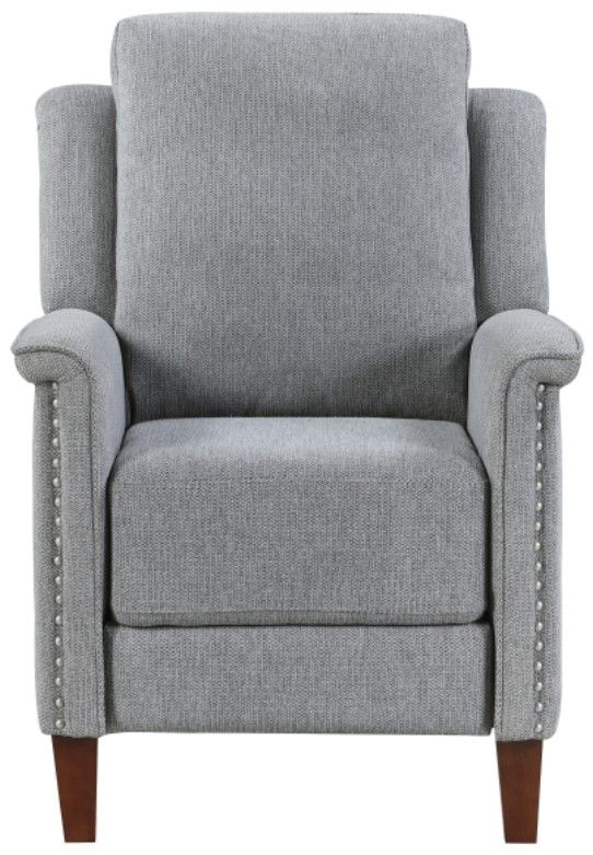 Homelegance® Lansing Gray Manual Push Back Recliner-2