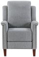 Homelegance® Lansing Gray Manual Push Back Recliner-2