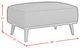 Elements International Destiny Pebble Brown Ottoman-2