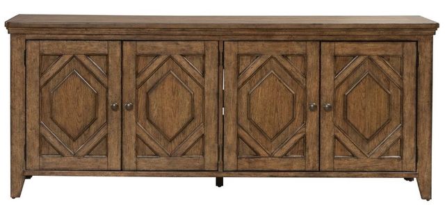 Liberty Furniture Carolina Park Amber Brown 78" TV Console-2
