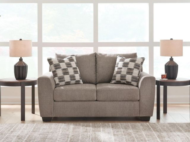 Benchcraft® Loreo Truffle Loveseat-1