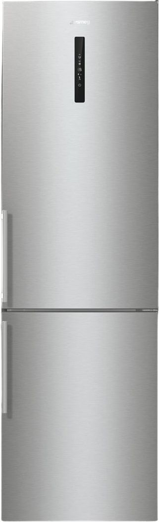 Smeg 24" 12.5 Cu. Ft. Fingerprint-Proof Stainless Steel Counter Depth Bottom Freezer Refrigerator-0