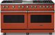 Viking® 5 Series 60" Spiced Cider Pro Style Dual Fuel (NG) Range with Polished Chrome Trim-0