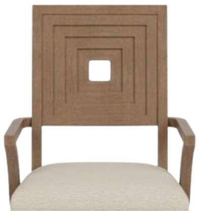 Riverside Furniture Cascade 2-Piece Casual Mink Upholstered Wood Back Arm Chair Set-1