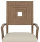 Riverside Furniture Cascade 2-Piece Casual Mink Upholstered Wood Back Arm Chair Set-1