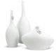 Le Present White 20" Bottle Vase-1