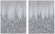Olliix by Madison Park Glimmer 2 Piece Silver Hand Brush Heavy Textured Glitz Embellished Canvas Set-0
