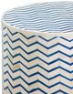 Bassett Mirror Aden Ivory Blue Accent Table-1