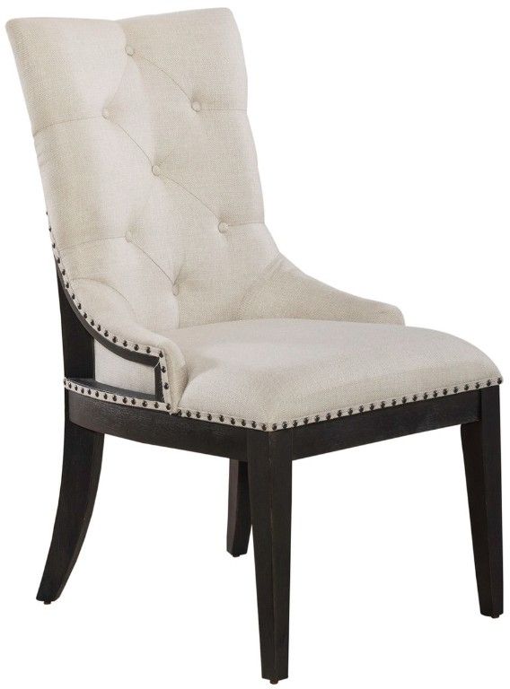 Liberty Furniture Americana Farmhouse Beige/Dusty Taupe Upholstered Shelter Side Chair-0