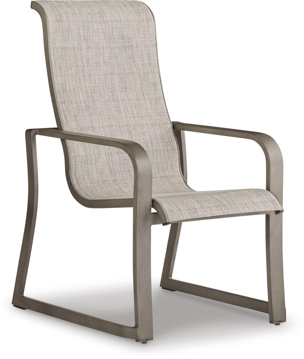 Beach Front Outdoor Sling Arm Chair (set of 4) - Beige Beach Front Outdoor Sling Arm Chair (set of 4) - Beige
